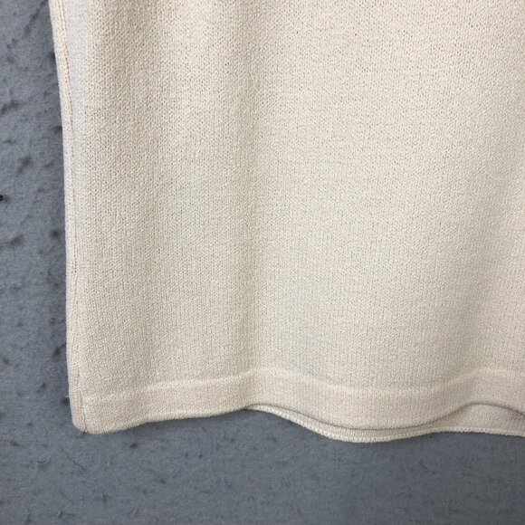 St John Tank Top Womens Petite Knit Sleeveless Classic Minimalist Dry Clean Only - Picture 12 of 16